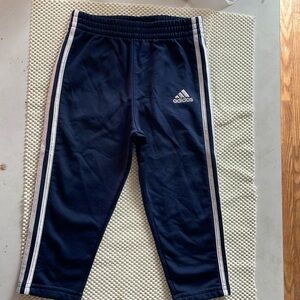Adidas sweatpants blue toddler 24 months